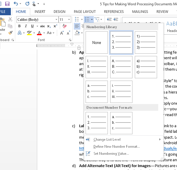 6 Tips to make text-based documents accessible