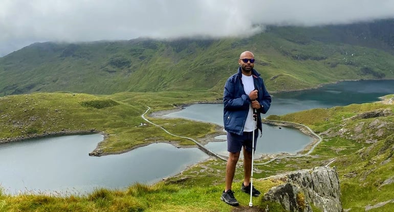 Yahya Pandor on Snowdon